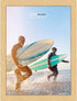Poster Palooza 6x9 Traditional Natural Wood Picture Frame - UV Acrylic, Foam Board Backing, & Hanging Hardware Included!...