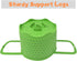 Silicone Steamer Basket | Foldable, Space-Saving | Fits 6,8 Qt Instant Pot and Similar-Sized Pressure Cookers Accessories...