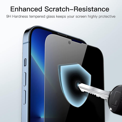 JETech Privacy Full Coverage Screen Protector for iPhone 13 Pro Max 6.7-Inch, Anti-Spy Tempered Glass Film, Edge to Edge Protection Case-Friendly,...