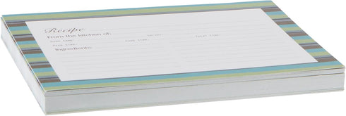 C.R. Gibson Forage 4x6 Double Sided Recipe Cards, Multicolor...