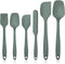 Silicone Spatula Set of 6, Rubber Spatulas Silicone Food Grade, Kitchen Utensils Set Heat Resistant Nonstick Easy to Clean Dishwasher Safe for Bak...