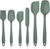 Silicone Spatula Set of 6, Rubber Spatulas Silicone Food Grade, Kitchen Utensils Set Heat Resistant Nonstick Easy to Clean Dishwasher Safe for Bak...