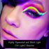 Neon Pigment Powder Set | 12 UV Blacklight Reactive Colors for Face Body Eyes Hair & Nails | Fluorescent Festival Makeup – Cruelty-Free | Hallowee...