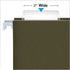 1InTheOffice Plastic Clear Tabs, and Inserts 2" x 5/8", 100/Pack (2")...