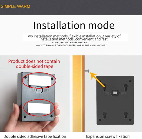 CALIDAKA 2 Pack LED Solar Wall Light, Up and down Outdoor Security Wall Lamps, IP65 Waterproof Solar Outdoor Lights, Solar Fence Lights LED Solar ...