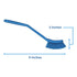 Vikan - Fine Dish Brush - Heavy-Duty, Narrow, Slip-Resistant Cleaning Brush, Polypropylene, Polyester Bristle, 11 Inch, Blue, (42873)...