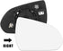 X AUTOHAUX Car Rearview Mirror Glass W/Backing Plate Heated Right Passenger Side for Hyundai Elantra 2015 2017 2018...