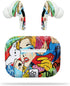 MightySkins Compatible with Apple Airpods Pro - Cartoon Mania | Protective, Durable, and Unique Vinyl Decal Wrap Cover | Easy to Apply, Remove, an...