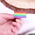 zhanghaoran Your Silence Will Not Protect You Rainbow Enamel Lapel Pin Rainbow Flag Badge Brooch LGBTQ Supporters Enamel Pin Pride Pin Support Gif...