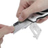 Husky Folding Sure-Grip Lock Back Utility Knife w/ Single Disposable Blade Included (Colors May Vary)...