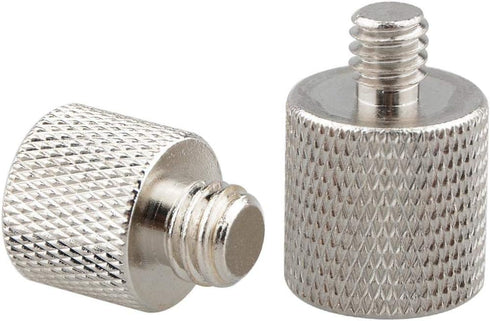 CAMVATE 1/4" Female to 3/8" Male & 3/8"-16 Female to 1/4"-20 Male Screw Adapter for Tripod and Camera and Qr Plate/Adapter Brass - 0910...