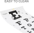 Eye Chart, Complete Snellen Eye Exam Kit, for Eye Exams 20 Feet 22×11 Inches Low Vision Eye Test Charts with Eye Occluder and Pointer...