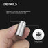 ThruNite Portable Titanium Pill Case 3 Layers Pill Container Waterproof Pill Organizer Holder for Travel Keychain EDC Daily Personal Care Outdoor ...