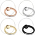 Cell Phone Ring Holder 4 Pack Transparent Ring Holder Diamond Clear Finger Grip 360° Degree Rotation Kickstand Compatible Various Mobile Phones or...