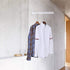 Wall Mount Clothes Hanger Stainless Steels Laundry Hanger Dryer Rack White Retractable Clothes Rack Wall Hangers for Clothes Closet Wall Mounted C...