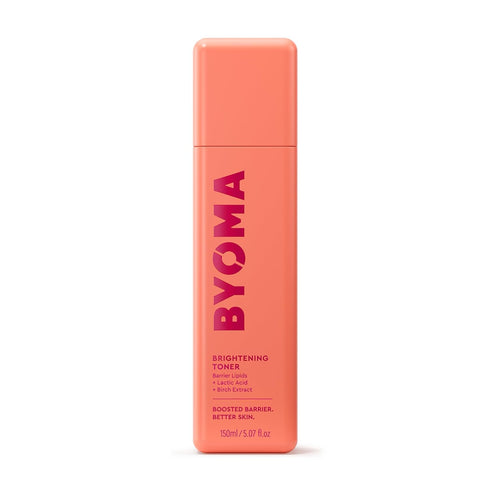 BYOMA Brightening Toner - Gently Exfoliating, Brightening Facial Toner with Lipids & Lactic Acid - Alcohol Free Toner - Brighten & Hydrate Skin - ...