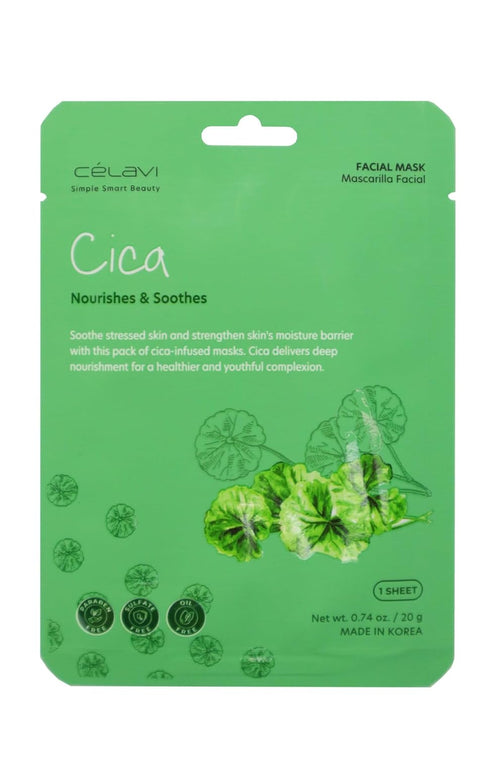 Celavi Essence Facial Sheet Face Mask Classic Authentic Korean Moisturizing Skincare, Pack of 5 (LIMITED EDITION)...