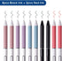 WRITECH Gel Pens Fine Point: 0.5mm 8 Black & 2 Red Ink Pen Set Clickable for Journaling Drawing Notetaking Bible Non Bleed 10ct Retractable Smooth...