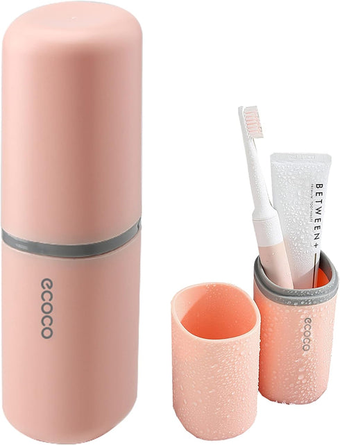 Toothbrush Travel Case, Multifunctional Dustproof Toothbrush Cover, Portable Toothbrush Holder,Suitable for Business Camping Travel or Daily Use(P...