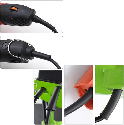6PCS Cable Sheath Protector Cable Sleeve Rubber Hose Hand Drill Cable Protector 70MM 75MM 78MM 2PCS Each for Power Tool Cutting Machine and Drill ...