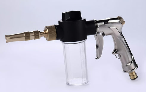 High Pressure Washer Gun Kit with Foam Cannon, 4 Nozzle Tips & Extension Wand-Versatile Water Spray Gun for Car Wash Garden Hose with Soap Dispens...