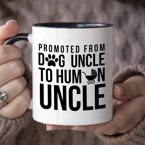 YouNique Designs Promoted To Uncle Mug, 11 Ounces, Uncle Pregnancy Announcement, Uncle Gifts, Only The Best Brothers Get Promoted To Uncle, The Be...