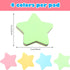 6 Pack Star Shape Sticky Notes 3 x 3 Inch Adhesive Self Stick Pads Easy to Post for Home Office Business Notebook 4 Colors 100 Sheets/Pad...