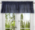 Ellis Curtain Stacey Sheer Balloon Valance, 60" x 15", Navy...