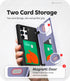 GOOSPERY Magnetic Door Bumper Compatible with Galaxy S22 Ultra Case, Card Holder Wallet Easy Magnet Auto Closing Protective Dual Layer Sturdy Phon...