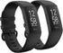 2 Pack Waterproof Bands Compatible with Fitbit charge 3 / Fitbit charge 4 / Fitbit Charge 3 SE, Classic Soft Sports Replacement Wristbands for Wom...