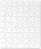 Hygloss Puzzles DIY Party Invite - Blank Puzzle for Decorating - Art Activity - Use as Party Favors - White, Sturdy – 8.5 x 11 Inches, 63 Pieces -...
