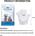 6 PCS Pet Bathing Wipes for Dogs and Cats, Cleaning? Deodorizing Grooming Gloves, Wipes Gloves for Dog and Cat Fur Face, Ear, Eye, Paws Cleaning W...