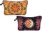 2 Pack Soft Makeup Bag for Purse, 3D Allover Printed Makeup Pouch with Zipper Cute Storage Washing Bag Small Pouch Gift for Women-Sun...