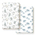Pack n Play Sheets FItted 2 Pack, Stretchy Ultra Soft Jersey Knit Pack and Play Sheets, Universal Fitted Portable/Mini Crib Mattresses Snug and Sa...