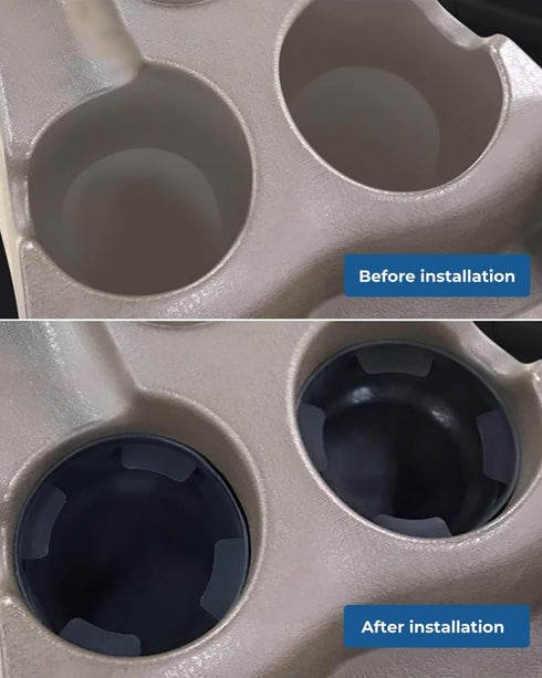 JOYTUTUS Cup Holder Insert 3" & 3.7" Compatible with Chevy Trailblazer 2002-2009, GMC Envoy 2002-2009 Replaces 89039691 88986013...