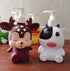 Frog Cow Cute Cartoon Animal Hand Soap Pump Lotion, Hand Soap, Shampoo, Shower Gel Dispenser, Suitable for Bathrooms, Kitchen Countertops, Bathroo...