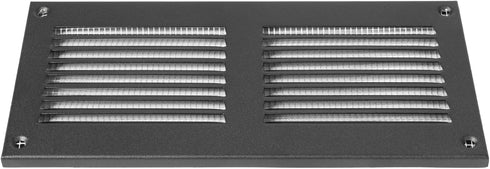 Vent Systems 8'' x 4'' Inch Air Vent Cover - Anthracite - Metal Air Return Grill with Built in Pest Guard Screen HVAC Vent Cover for Home Improvem...