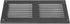 Vent Systems 8'' x 4'' Inch Air Vent Cover - Anthracite - Metal Air Return Grill with Built in Pest Guard Screen HVAC Vent Cover for Home Improvem...