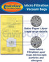 EnviroCare Replacement Vacuum Bags Designed to Fit Kenmore Canister Type C or Q 50555, 50558, 50557 and Panasonic Type C-5 18 pack...