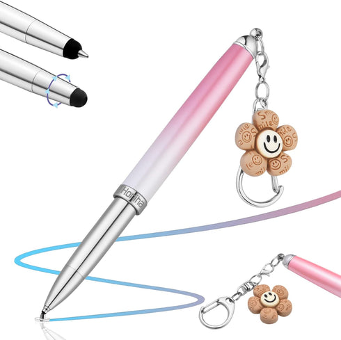 Capacitive Stylus Pen, Honiha 3-in-1 High Precision Stylus Pens for Touch Screens, Disc & Rubber Tip Universal Touch Screen Pen for iPhone/iPad/An...