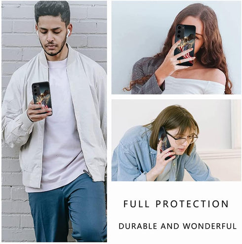 Compatible with Samsung Galaxy S23 Case American Flag Eagle Pattern Phone Case for Boys Girls Aldults, Soft TPU Shockproof Anti-Scratch Case Desig...