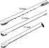 JETKONG 3 Pcs Cocktail Mixing Spoons 12-Inch Bar Spoon Long Stirring Spoon Drink Stirrers Cocktail Spoons for Tea, Coffee, Ice Cream, Juice, Drink...