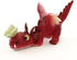 Top Collection Miniature Fairy Garden and Terrarium Mini Red Dragon Playing with Butterfly Figurine...