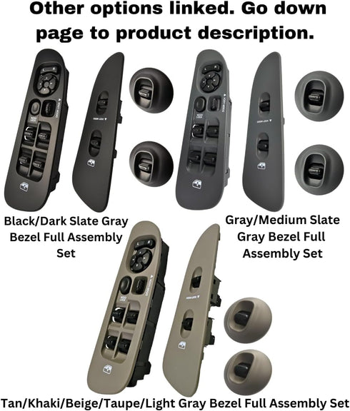 SWITCHDOCTOR Master Window Switch for 2002-2008 Dodge Ram 1500 2500 3500, 2001-2004 Dakota, 2001-2003 Durango (Quad Cab, 68171680AA, 56049805AB, 5...