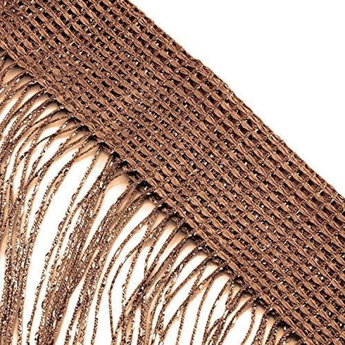 Topixdeals Door Fringe Curtain,Door Curtains,Rare Flat Silver Ribbon Door String Curtain Thread Fringe Window Panel Room Divider Cute Strip Tassel...
