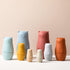 OESSUF 8 Pieces Silicone Nesting Dolls Russian Matryoshka Doll Easter Toys Montessori Educational Toy for Kid Boys Girls Bears Stacking Nesting To...