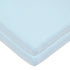 American Baby Company 15" x 33" Fitted Bassinet Sheet, 100% Natural Cotton Jersey Knit, Blue, Soft Breathable, for Boys and Girls, Pack of 2...