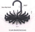 4 Pack Tie Rack Hanger Holder Hooks Organizer for Mens, 360 Degree Rotating Tie Racks, Black...