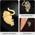 Tiger Shape Brooch Animals Design Breastpin Jewelry Clothes Breastpin Chic Pendant 2022 New Year for Men Women...