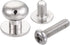 uxcell 9mm Head Dia. Round Knobs Pull Handle, 12pcs Zinc Alloy for Drawer Pulls Gift Box Cabinet Door Knobs with Screws, Silver Tone...